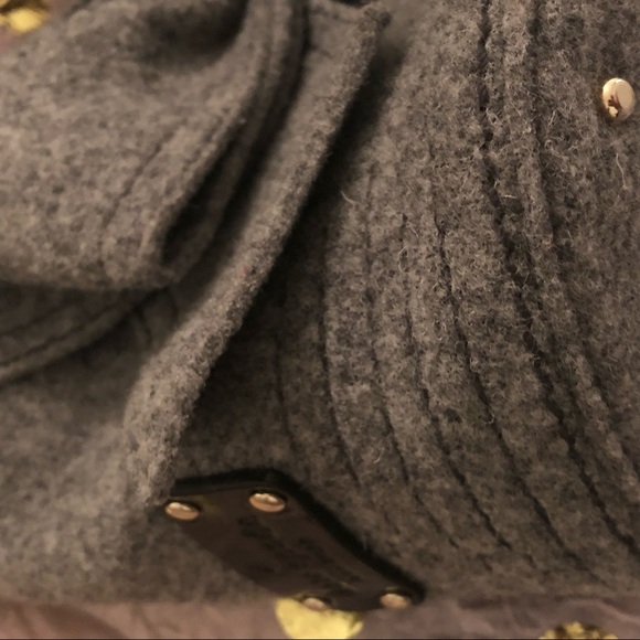 Kate Spade Grey Flannel Bow Bag - Picture 8 of 8